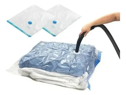 Pack 12 Bolsa Al Vacio Comprimir Prendas Ropa 80x110cm