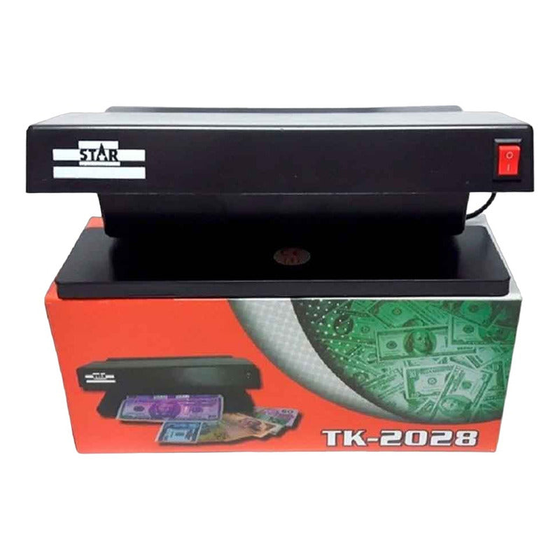 Detector De Billetes Falsos Star Tk-2028 Escritorio Luz Uv
