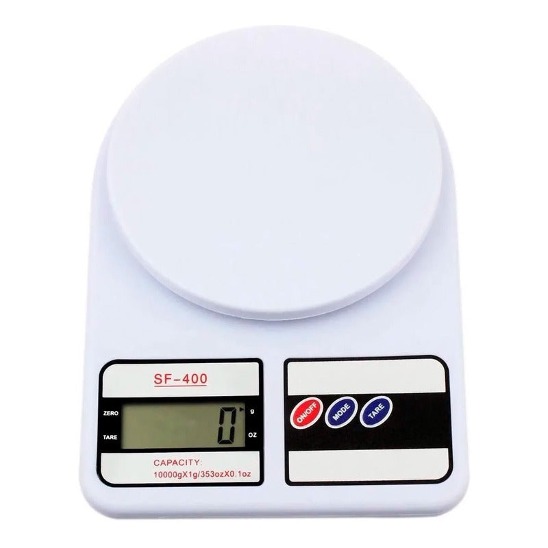 Bascula Gramera Pesa Digital Cocina 10kg Pesa Alimentos Blanco