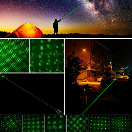 Puntero Laser Verde Astronomico Incluye Bateria + Llaves Verde