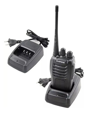 Pack 2 Radios Transmisor Walkie Talkie Baofeng 888s Uhf Negro