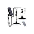 Lampara Solar Doble Colgante 240w + Panel Solar + Control