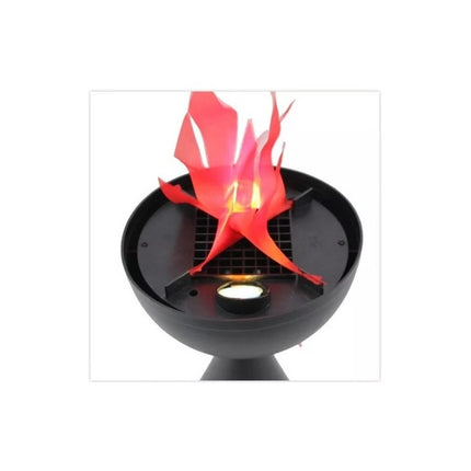 Lampara Antorcha Decorativa Con Llama Artificial Negro