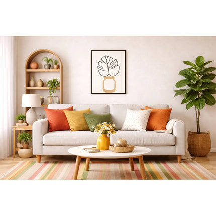 Cuadro Decorativo Pared Metálico 40 X 30 Cms Negro