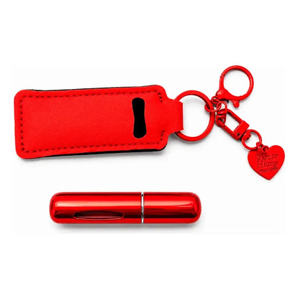 Pack 6 Atomizadores Recargables Para Perfume + 6 Estuches Rosa