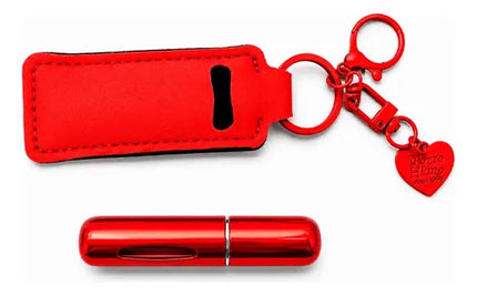 Pack 6 Atomizadores Recargables Para Perfume + 6 Estuches Rosa