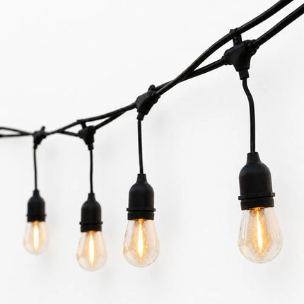 Guirnalda De Luces 10 Ampolletas Led 220v Negro