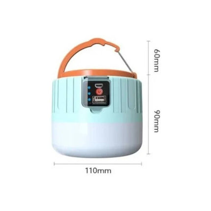 Lampara Solar De Camping Usb - Emergencia Multifuncional Blanco