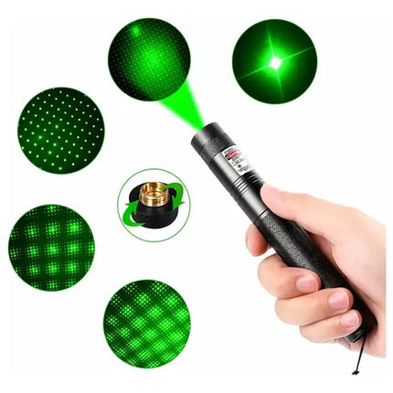 Puntero Laser Verde Astronomico Incluye Bateria + Llaves Verde