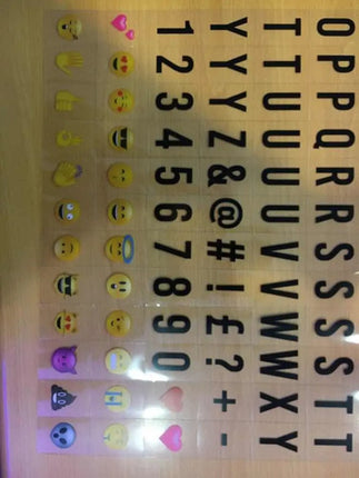Caja Luz Led Lightbox Con Letras  Blanco