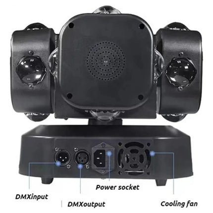 Luz De Fiesta Profesional Shutter 200w Con Dmx512 Y Strobe