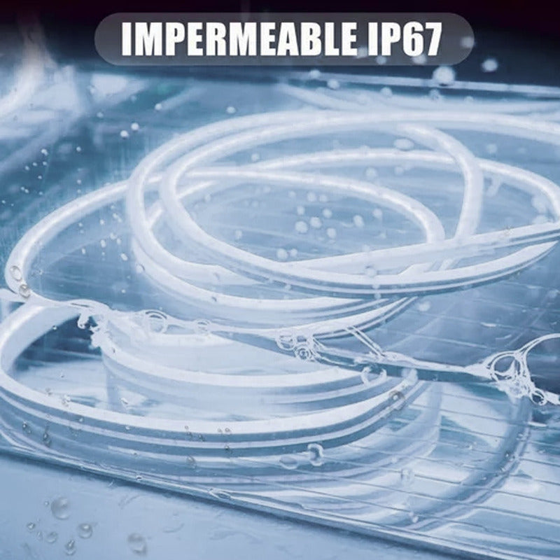 Cinta Led Rgb Flex De Neon 12v Con Luces Multicolor 5mts Rgb