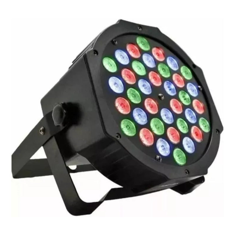 Foco Proyector 36 Led Rgb Dmx Audio Ritmico Luces Disco