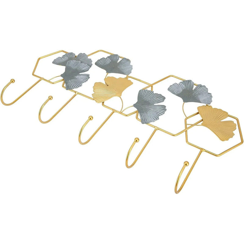 Adorno De Pared Colgante Diseño Multiuso Tipo Colgador Dorado Oscuro