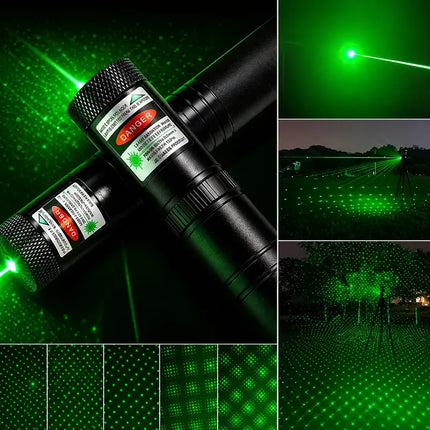 Puntero Laser Verde Astronomico Incluye Bateria + Llaves Verde