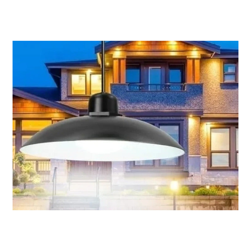 Lampara Solar Led Colgante Plafon + Control