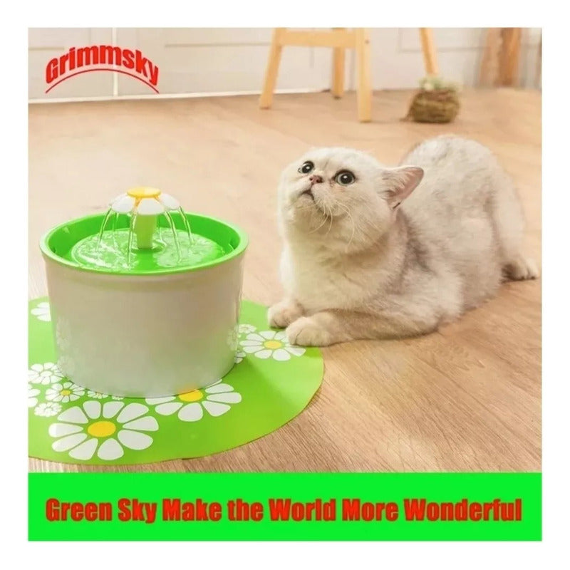 Bebedero Electrico De Agua 1.6lts Para Perros Y Gatos