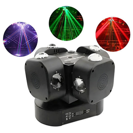 Luz De Fiesta Profesional Shutter 200w Con Dmx512 Y Strobe