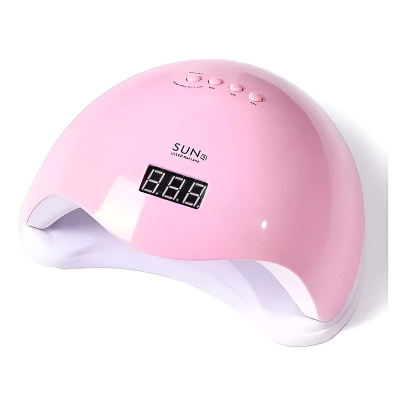 Secador Uñas Uv Led Lampara Manicure Profesional Rosa