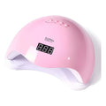 Secador Uñas Uv Led Lampara Manicure Profesional Rosa
