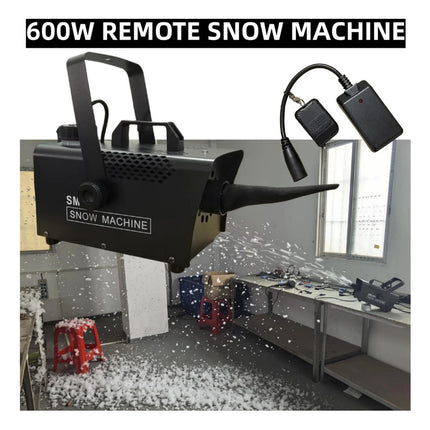Maquina De Nieve 600w Con Control Remoto