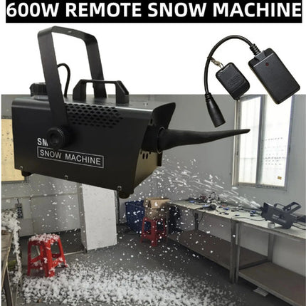 Maquina De Nieve 600w Con Control Remoto