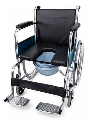 Silla De Ruedas Plegable Con Baño