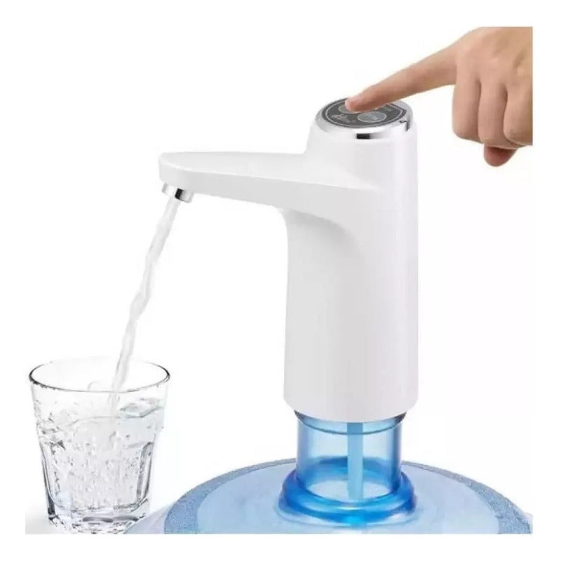 Dispensador Agua Electrico Bomba Usb Dosificador Agua Bidon Blanco
