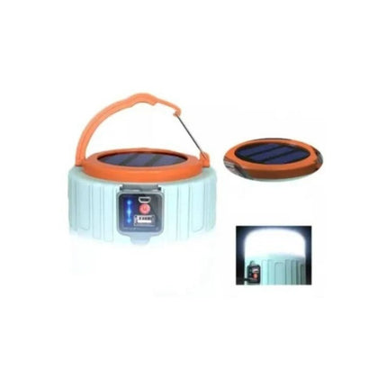 Lampara Solar De Camping Usb - Emergencia Multifuncional Blanco