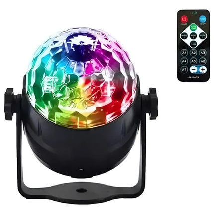 Bola De Luces Led Multicolor Para Fiestas Con Control