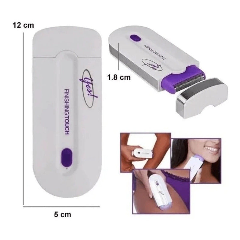 Depiladora Removedor De Vellos Recargable Usb Blanco