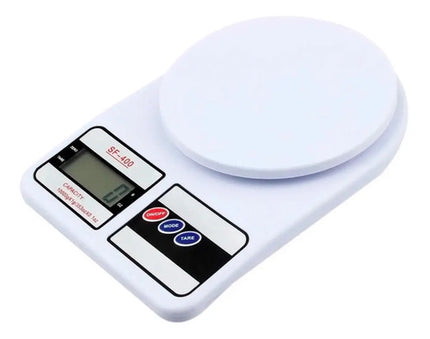 Bascula Gramera Pesa Digital Cocina 10kg Pesa Alimentos Blanco
