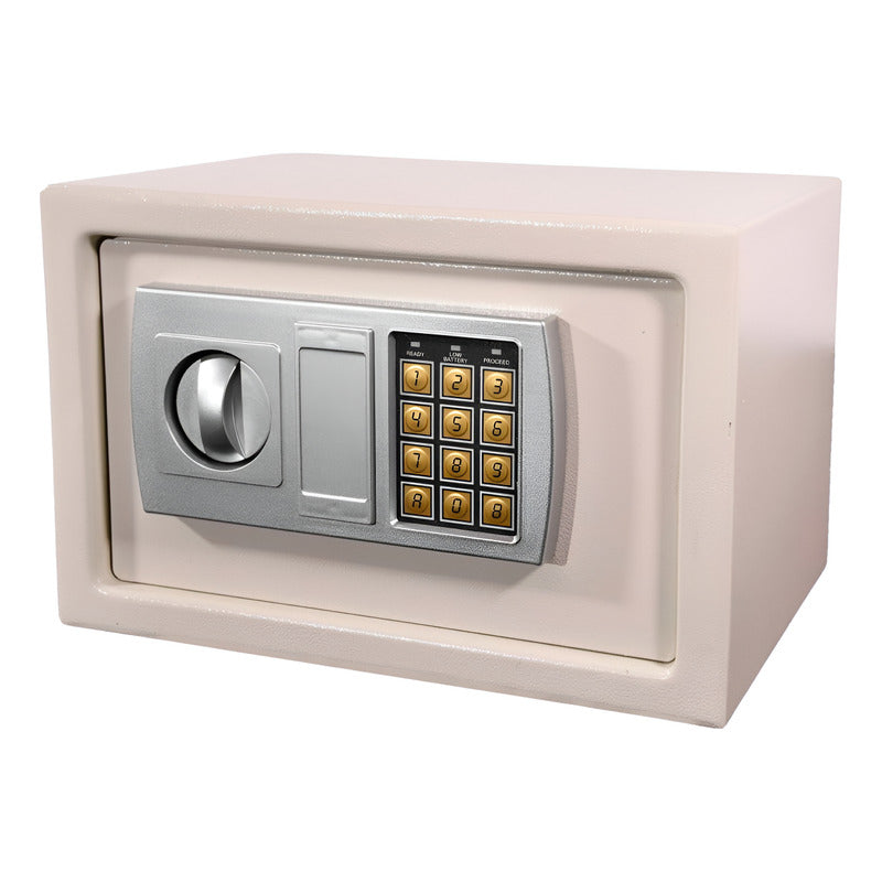 Caja Fuerte Digital Seguridad Con Llaves 31x20x20cm