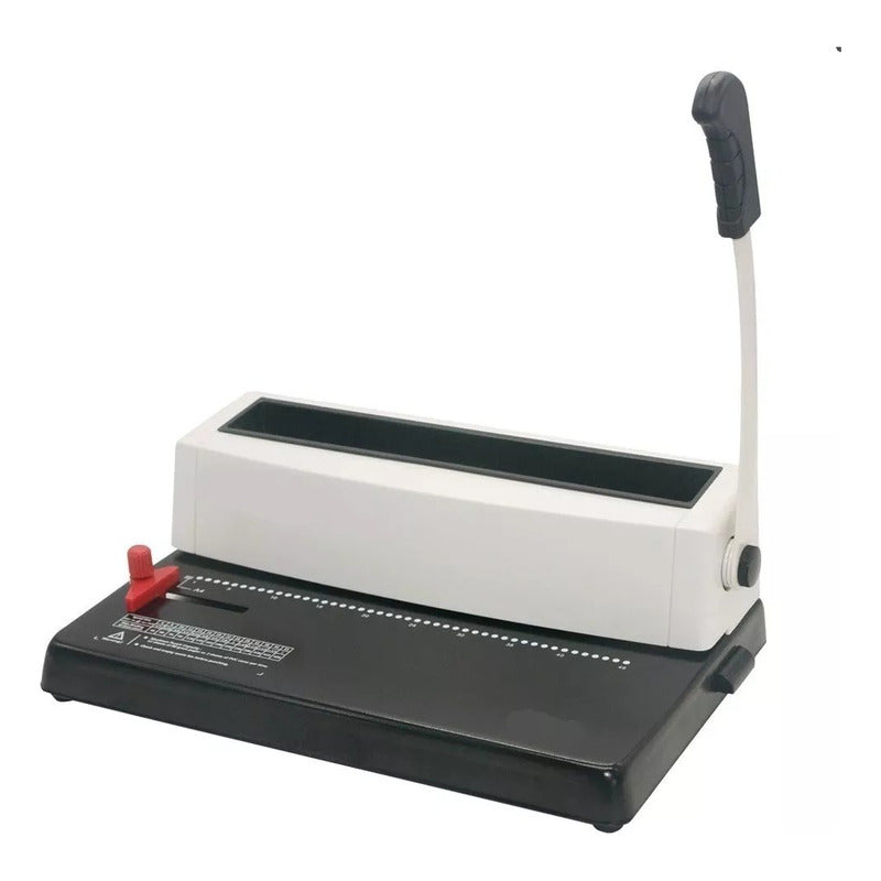 Anilladora Espiralera Perforadora Metal Negro