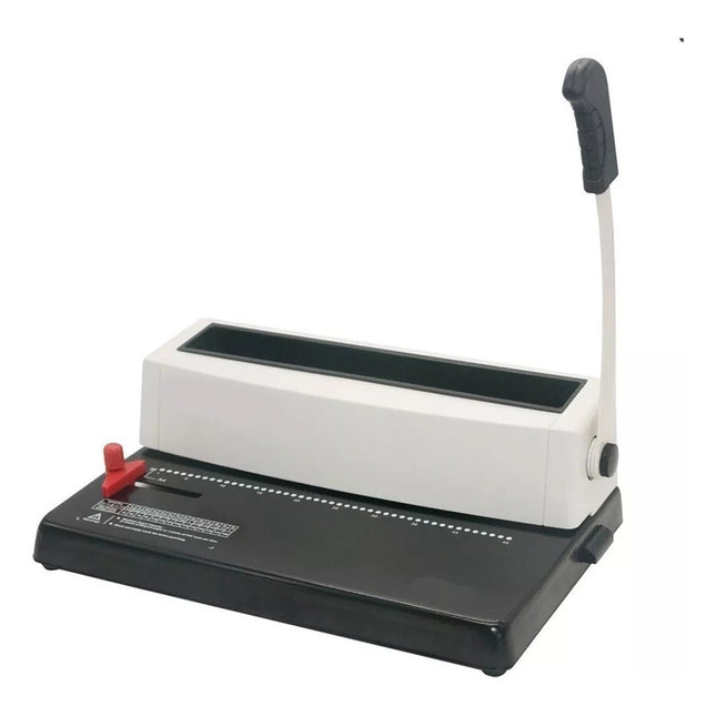 Anilladora Espiralera Perforadora Metal Negro