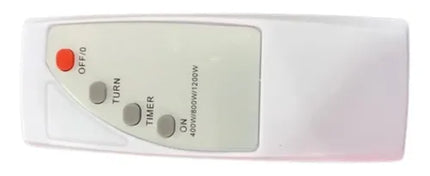 Estufa Eléctrica 3 Niveles 1200w  Oscilante (control Remoto) Gris