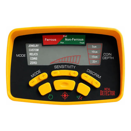 Detector De Metales Profesional Para Tierra, Oro, Joyas Amarillo