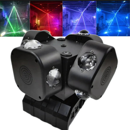 Luz De Fiesta Profesional Shutter 200w Con Dmx512 Y Strobe