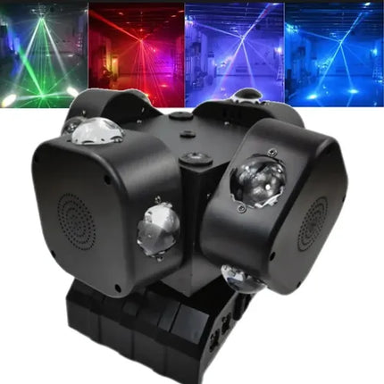 Luz De Fiesta Profesional Shutter 200w Con Dmx512 Y Strobe