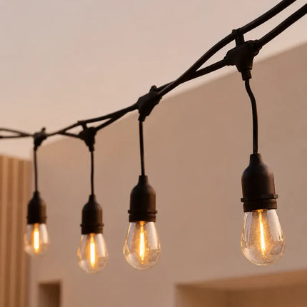 Guirnalda Solar 10 Luces Led  Decorativa 6,5 Metros Amarillo