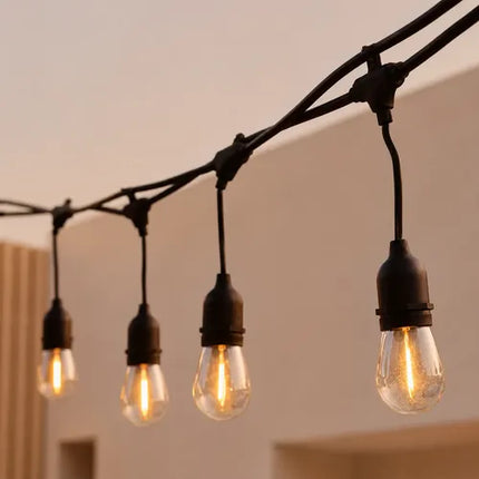 Guirnalda Solar 10 Luces Led  Decorativa 6,5 Metros Amarillo