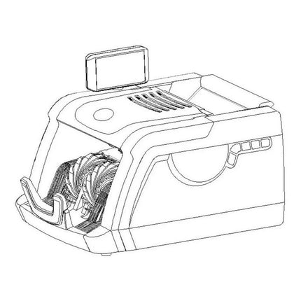 Maquina Contadora Billetes Dinero Profesional Detector Uv Mg
