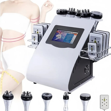 Maquina 6 En 1 Cavitacion 40khz Lipolaser + Vacuum