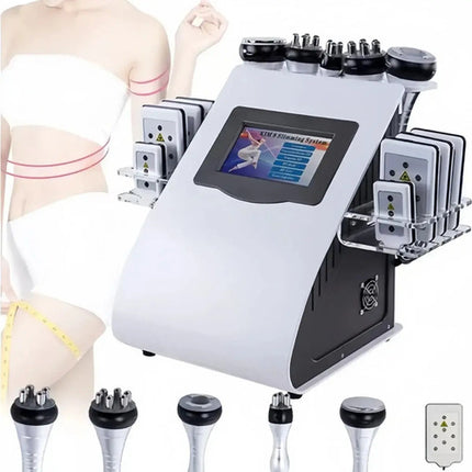 Maquina 6 En 1 Cavitacion 40khz Lipolaser + Vacuum