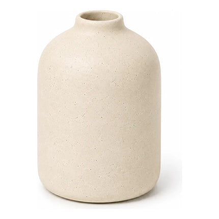 Floreros Jarron Cerámica Decorativos Para Mesa Oficina 3pcs Beige