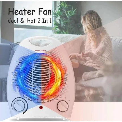 Termoventilador Calentador Calefactor Estufa Portátil Blanco