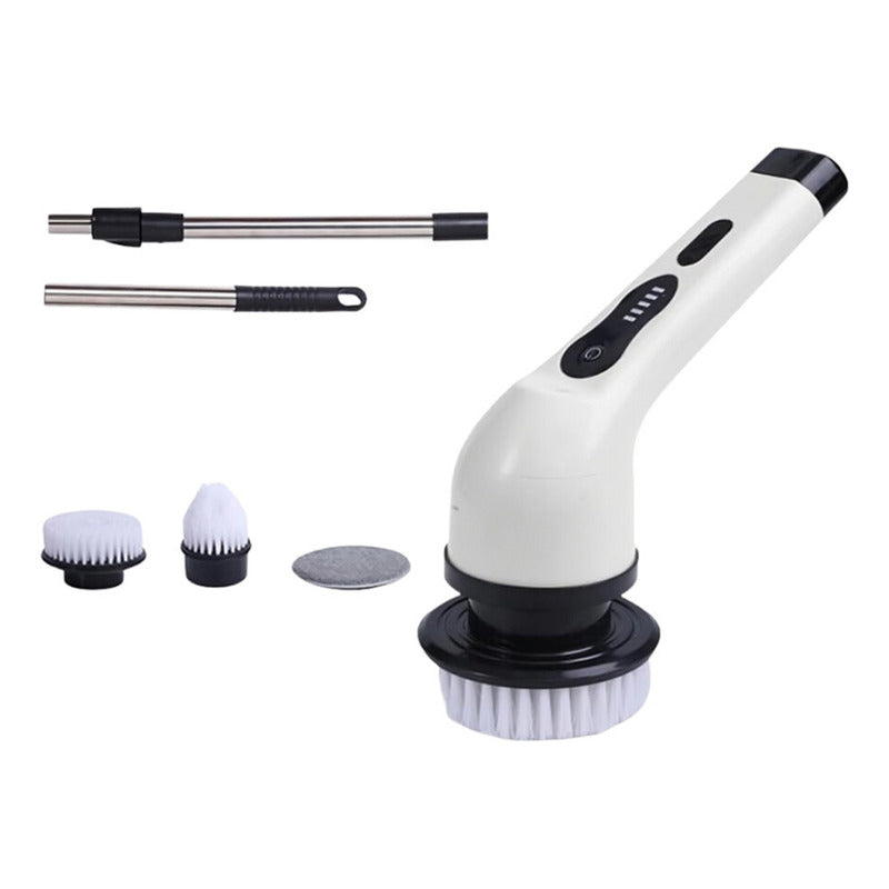 Cepillo Mopa Electrico Inalambrico Multiuso Para Hogar Blanco