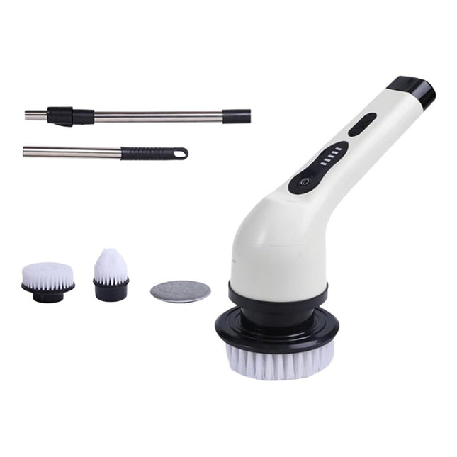 Cepillo Mopa Electrico Inalambrico Multiuso Para Hogar Blanco