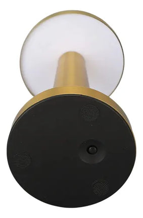 Lámpara Velador Led Luz De Mesa Iluminación Tactil Honguito Dorado Oscuro Oro