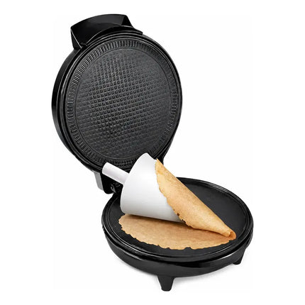 Máquina Para Hacer Conos De Helado Waffles  Cuchufli Galleta Negro